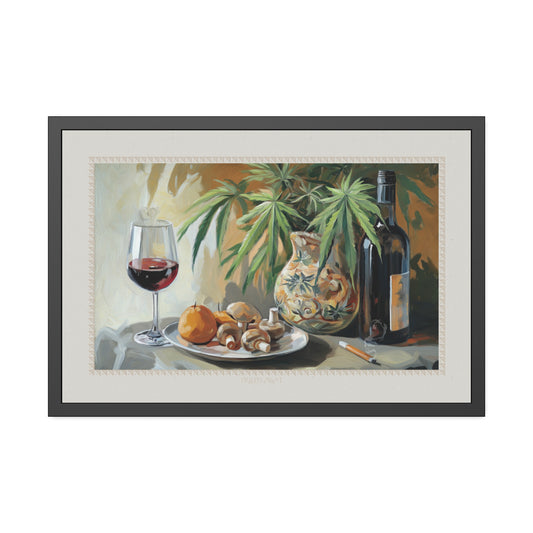 Friday Night - Stone - Framed Print