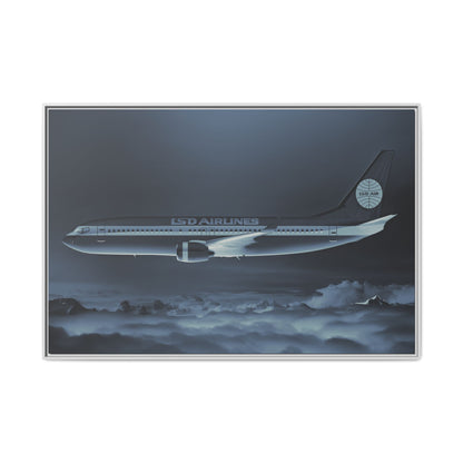 L.S.D. Airlines - Midnight - XL Framed Canvas
