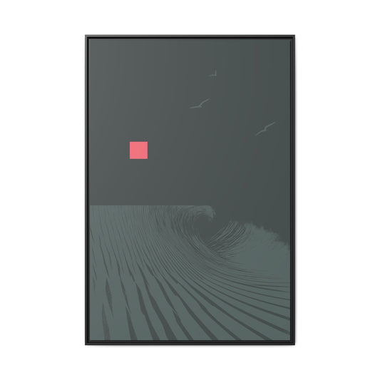 Vortex - Deep Sea - XL Framed Canvas
