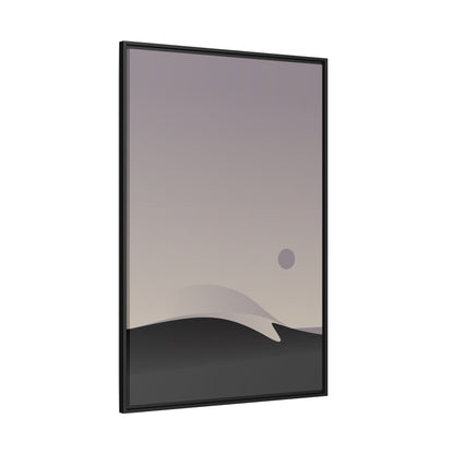 Hazy 4 - Framed Canvas