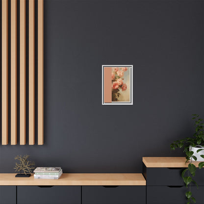 Rose Bloom - MDRN ANTQ - Framed Canvas