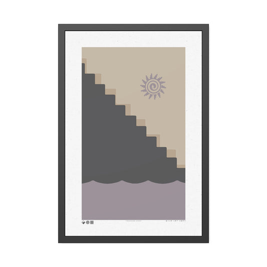 Thousand Steps - Purple Haze - Framed Print