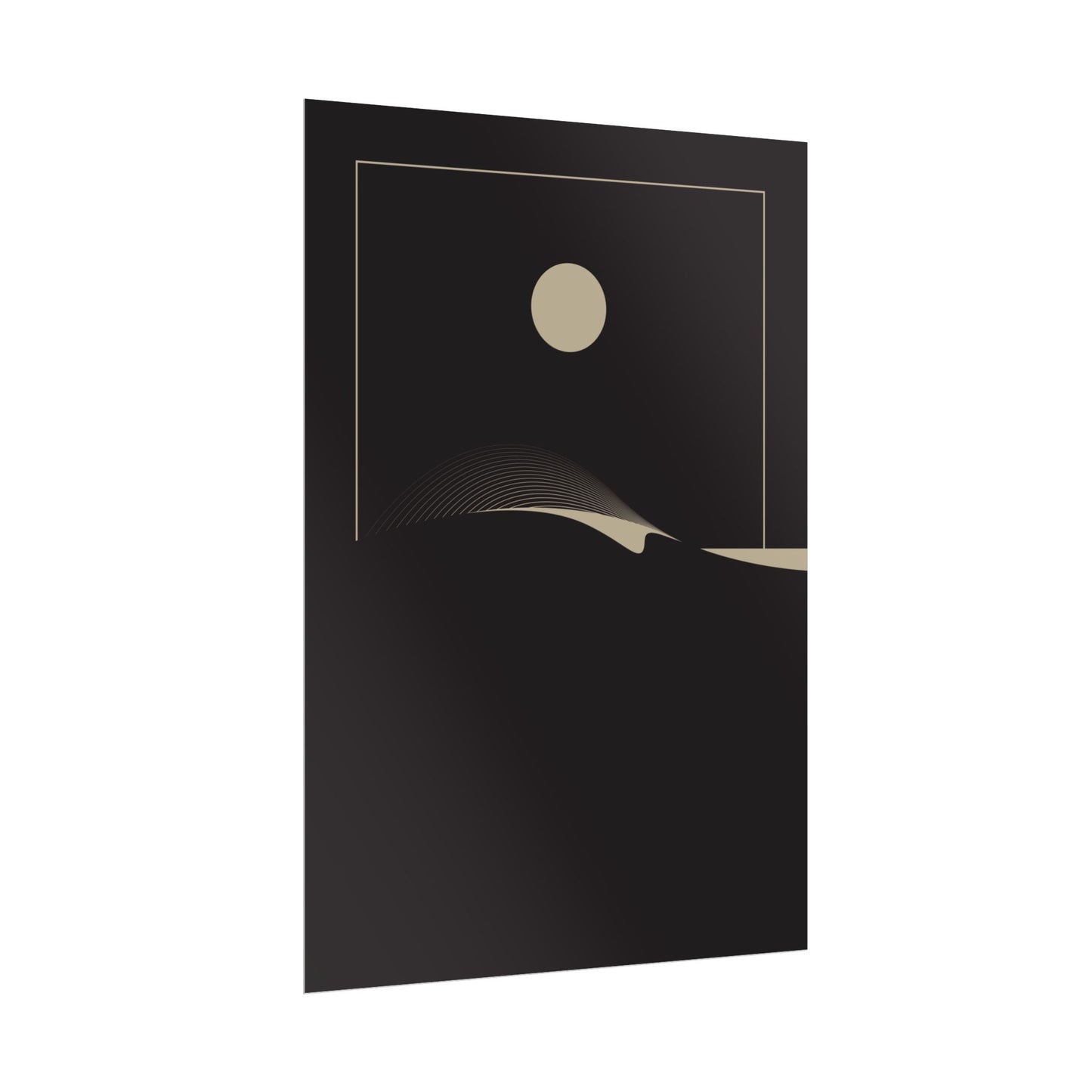 Night Wave 3 - Black - Fine Art Print