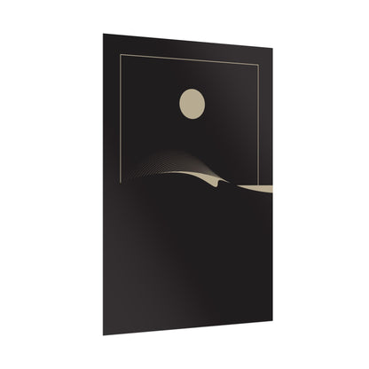 Night Wave 3 - Black - Fine Art Print