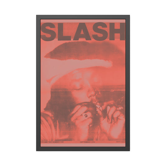 Slash 1 - Burnt - Framed Print