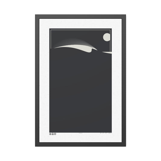 Peel - Night - Framed Print