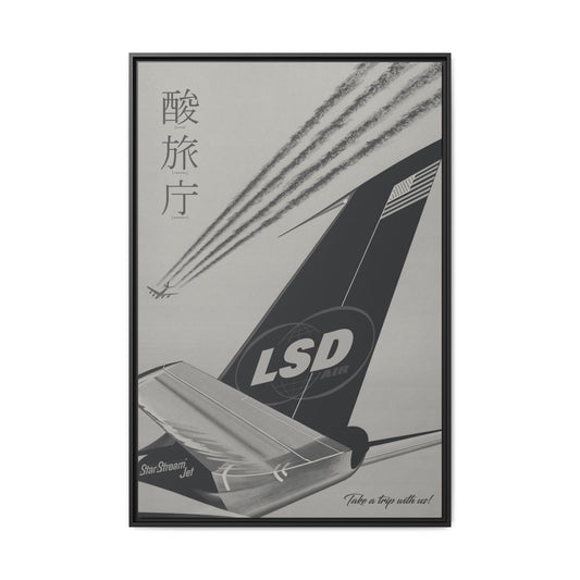 L.S.D. Air - Stone - Framed Canvas