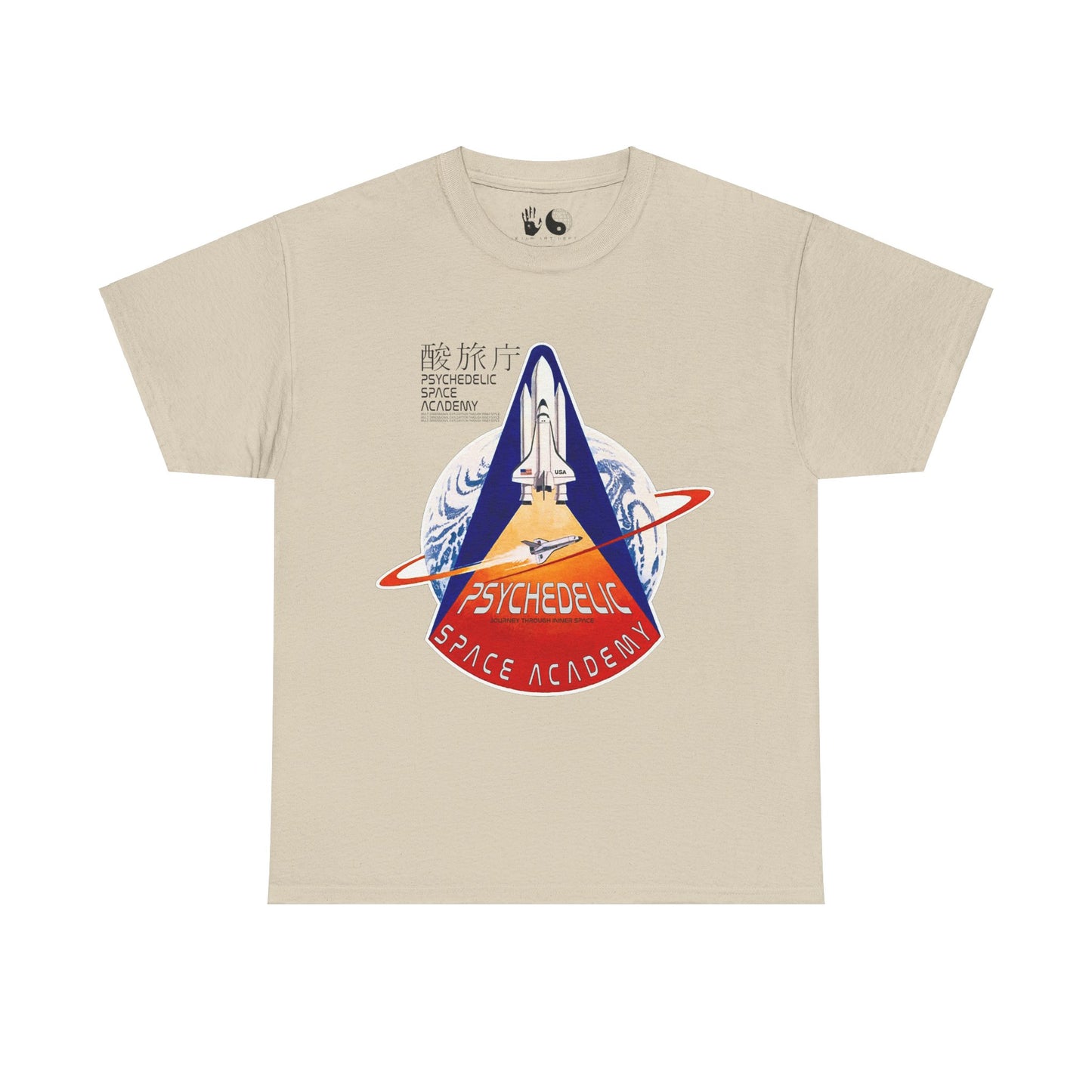 Blast Off Psychedelic Space Academy - T Shirt