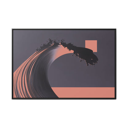 Ohara - Purple Haze - XL Framed Canvas