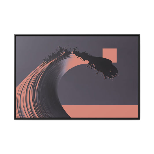 Ohara - Purple Haze - XL Framed Canvas