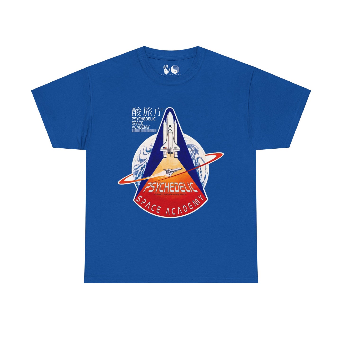 Blast Off Psychedelic Space Academy - T Shirt