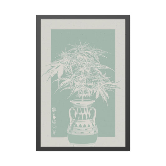 Legalize Mother Nature - Sage- Framed Print