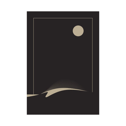 Night Wave 2 - Black - Fine Art Print