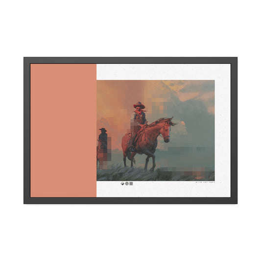 High Noon - MDRN ANTQ - Framed Print