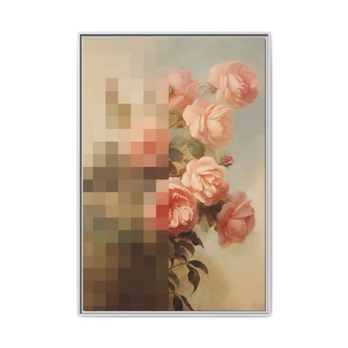 Roses - Framed Canvas