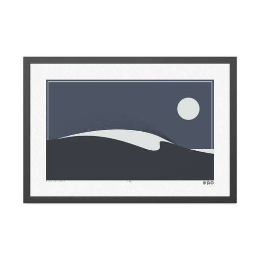 Peel 4 - Harbor - Framed Print
