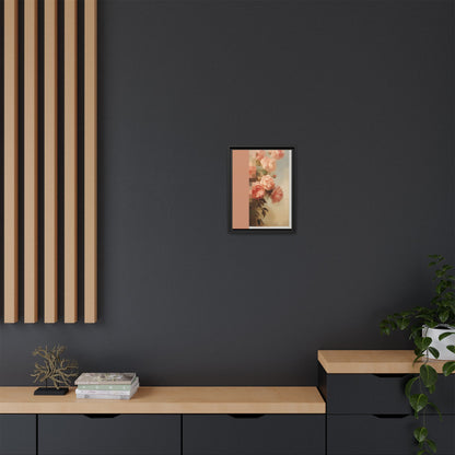 Rose Bloom - MDRN ANTQ - Framed Canvas