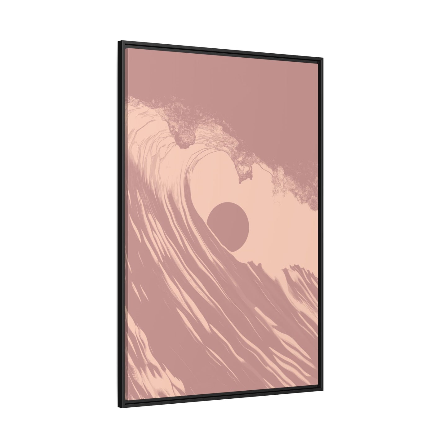 Keyhole - Dusk - Framed Canvas