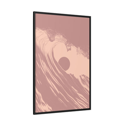 Keyhole - Dusk - Framed Canvas