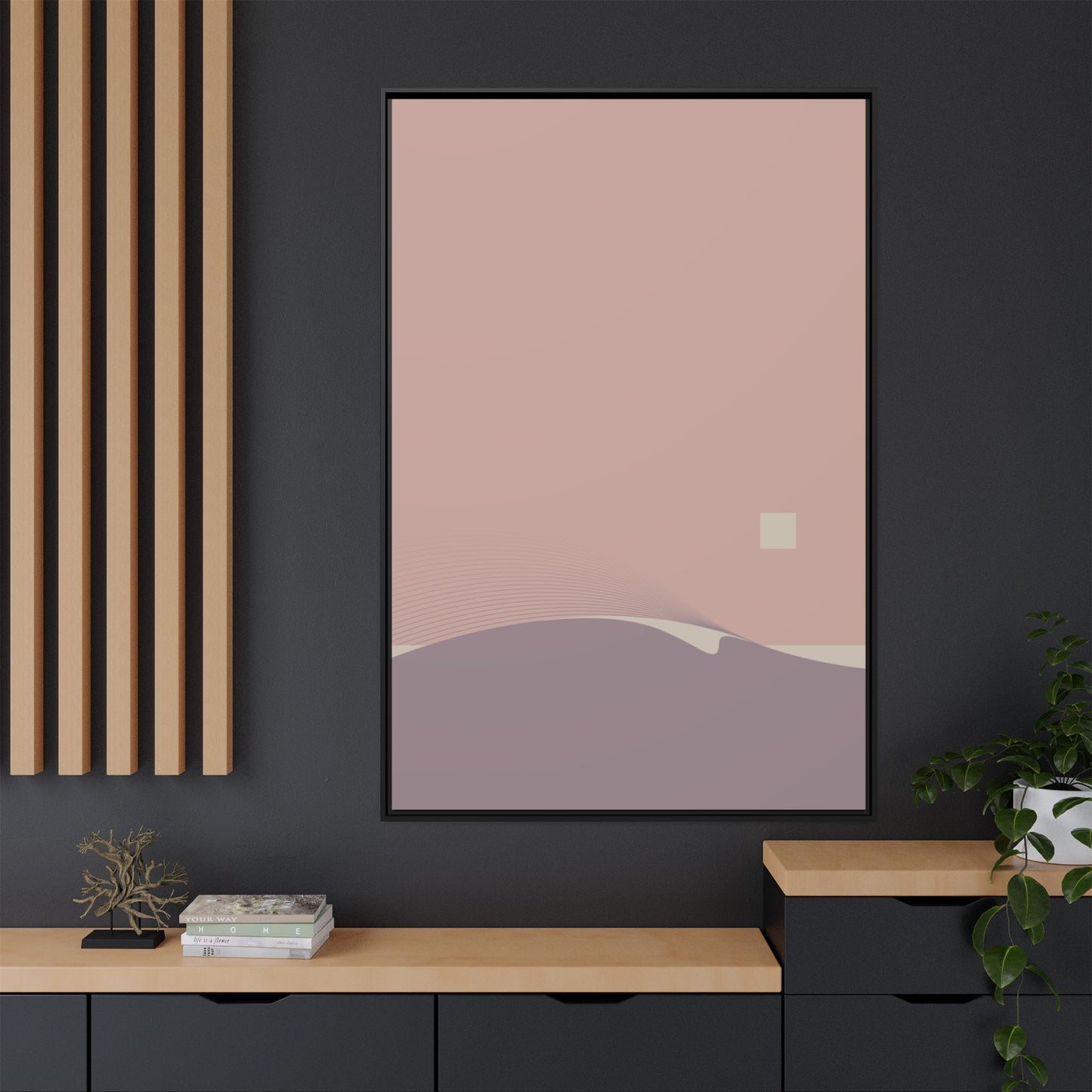 Day Wave - Dawn - XL Framed Canvas
