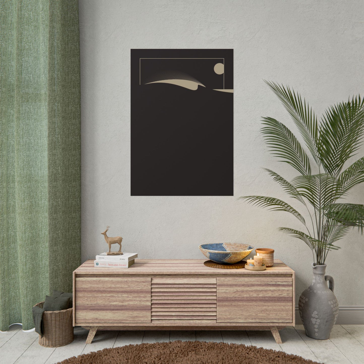 Night Wave 1 - Black - Fine Art Print