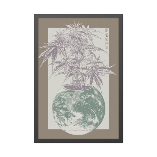 Legalize Nature - Purple Haze - Framed Print