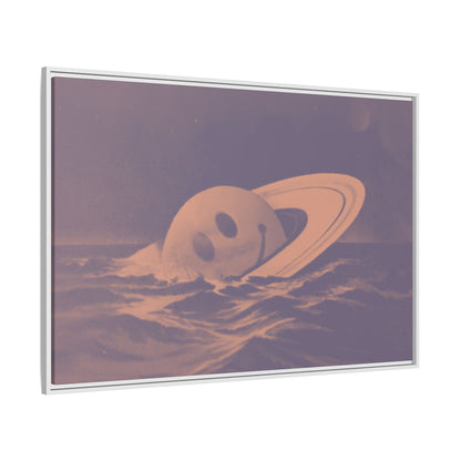 Everything Is Fine - Purple Haze - Framed Canvas