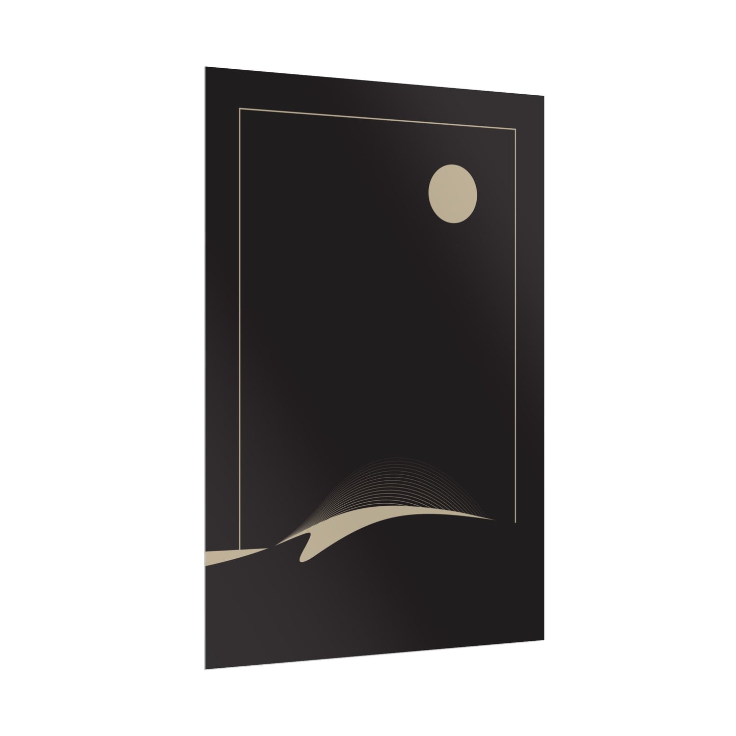 Night Wave 2 - Black - Fine Art Print