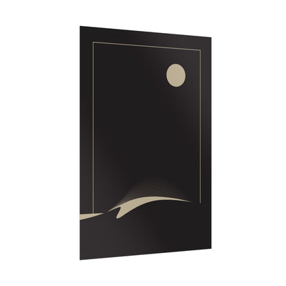 Night Wave 2 - Black - Fine Art Print