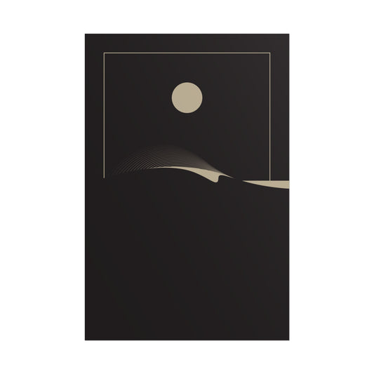 Night Wave 3 - Black - Fine Art Print