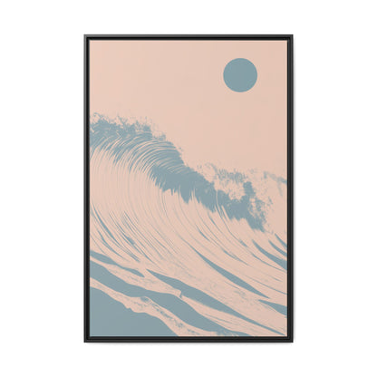 Thresh Wave - Dusk - Framed Canvas