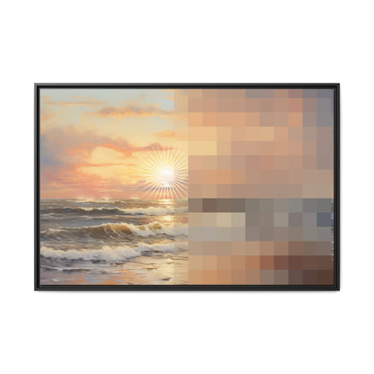Golden Hour - Framed Canvas