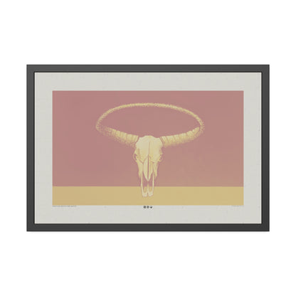 What Goes Around - Blush - Framed Print