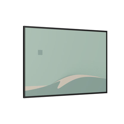 Day Wave - Green Haze - XL Framed Canvas