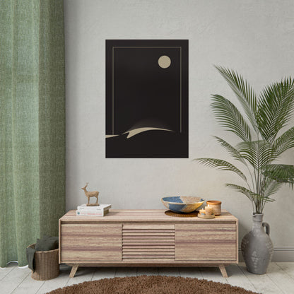 Night Wave 2 - Black - Fine Art Print