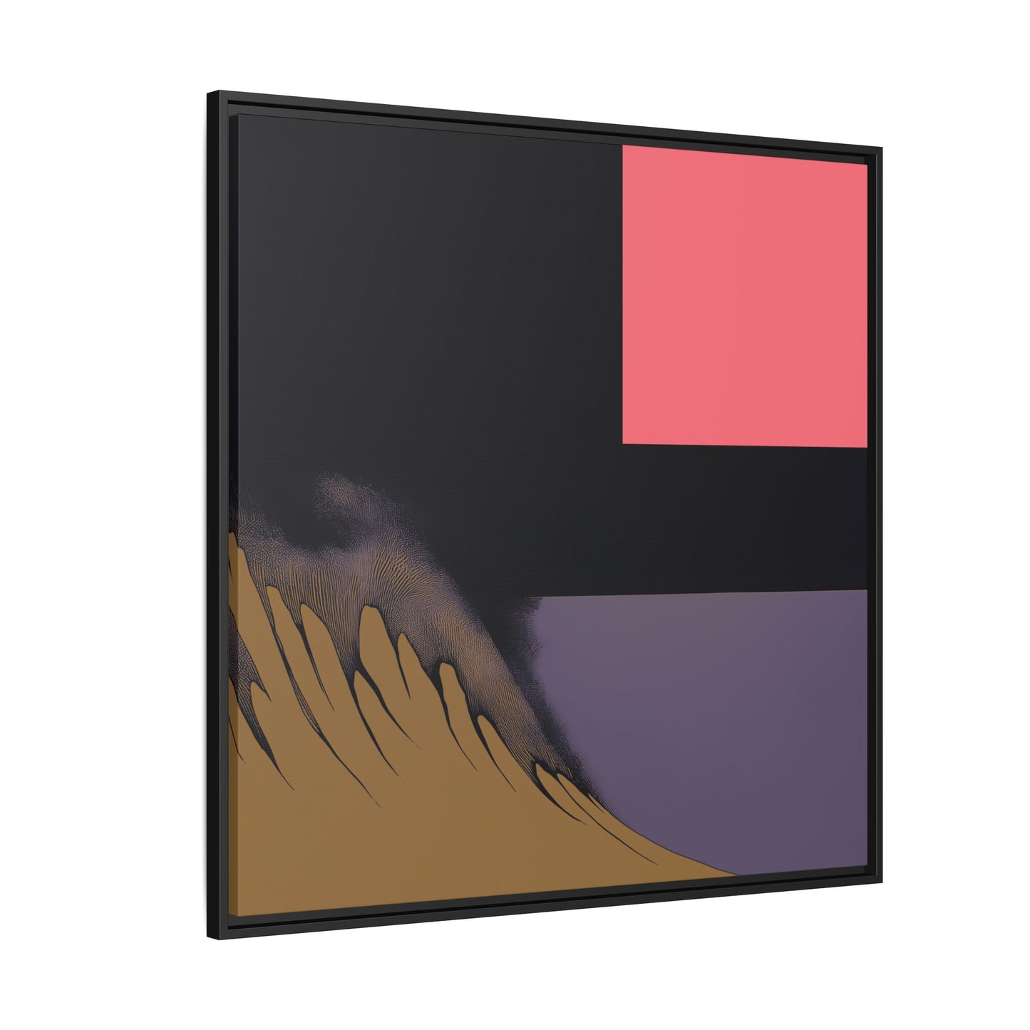 Scware - Purple Haze - Framed Canvas