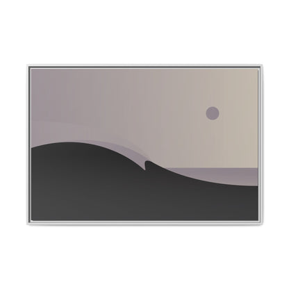 Hazy 1 - Framed Canvas