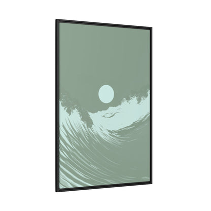 Washed - Sage - Framed Canvas