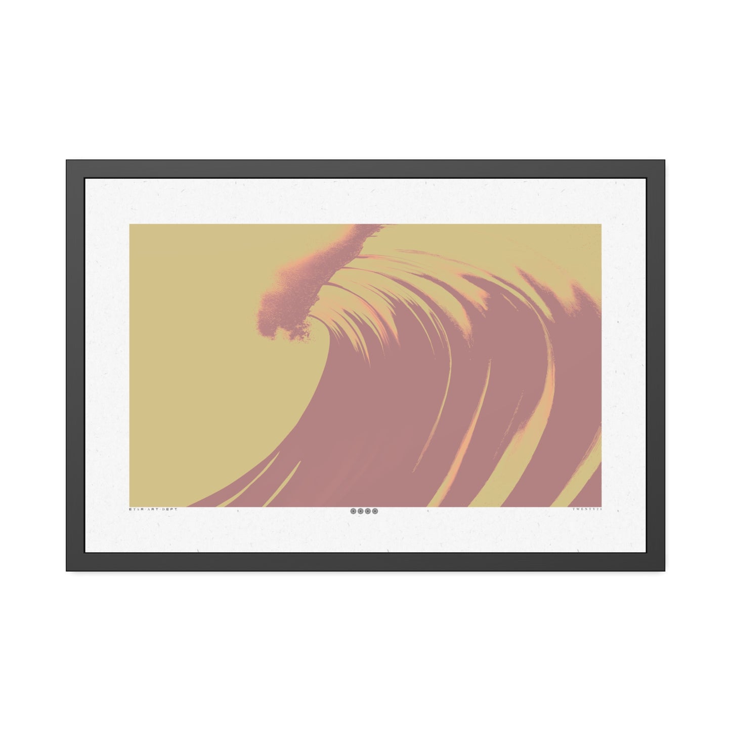 Pitch - Dusk - Framed Print