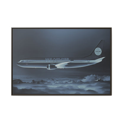 L.S.D. Airlines - Midnight - XL Framed Canvas