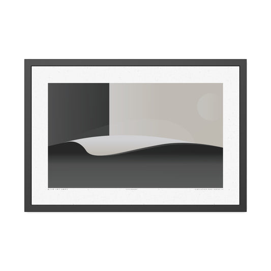 Cylinders 2 - Night - Framed Print