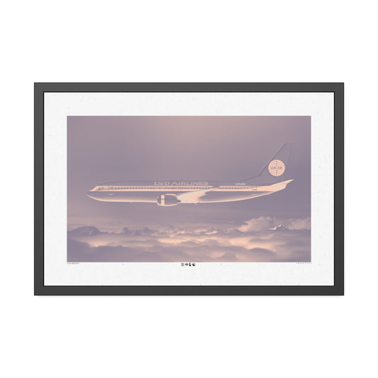 LSD AIRLINES - Purple Haze - Framed Print