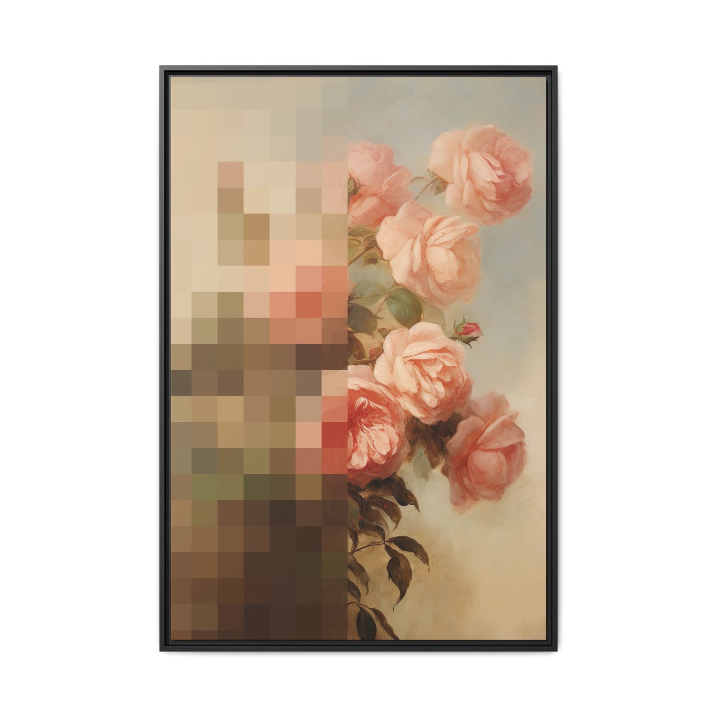 Roses - Framed Canvas