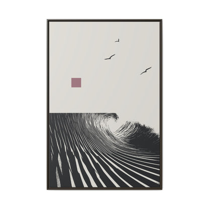Vortex - Stone - XL Framed Canvas