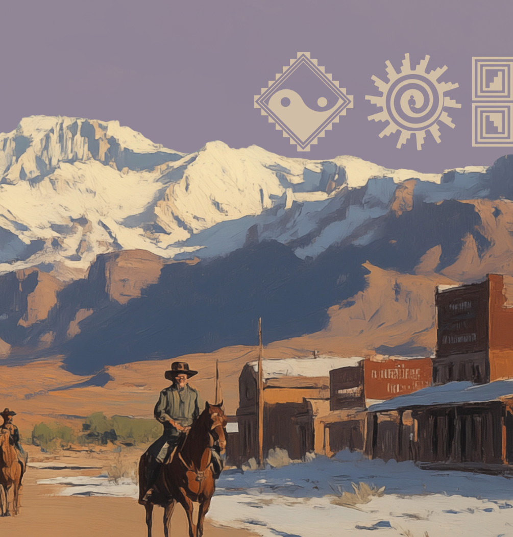 Tombstone - MDRN ANTQ - Framed Canvas