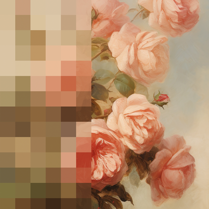 Roses - Framed Canvas