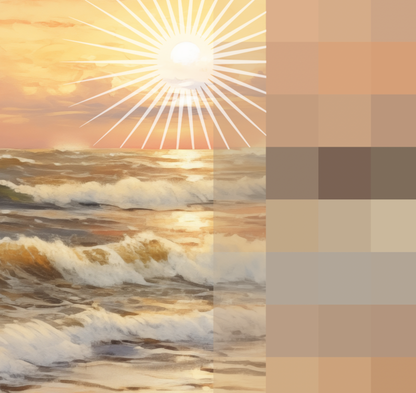 Golden Hour - Framed Canvas
