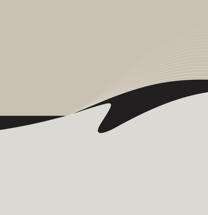 Day Wave 3 - Sand - Framed Canvas