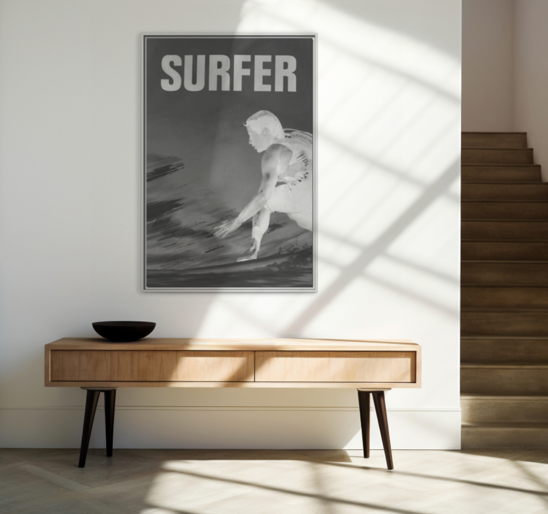 Cover Shot - Curren - Framed Canvas