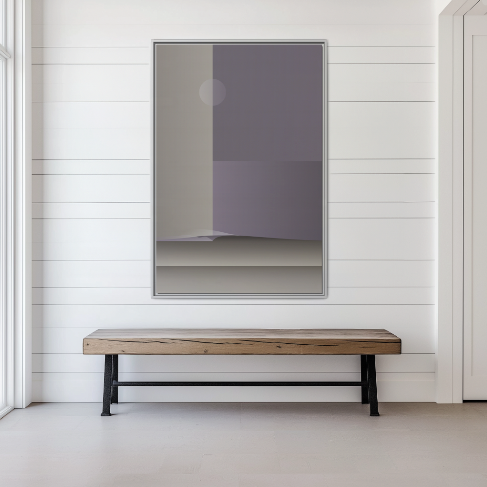 Runner - Purple Haze - Framed Canvas